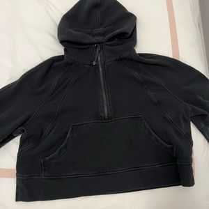 Lululemon Cropped Scuba Quarter Zip Hoodie